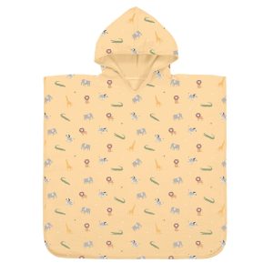 Poncho microfibra - Wild Animals