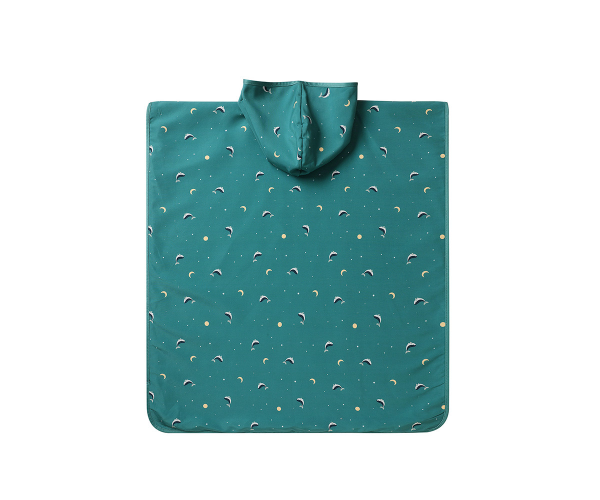 Poncho microfibra - Whale Teal - Imagen 2