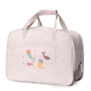Bolso playa de rejilla -  Mermaid cats