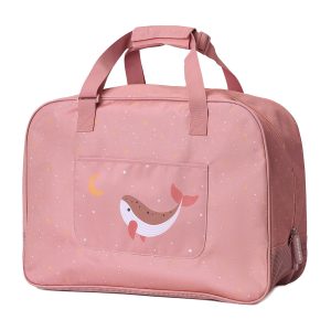 Bolso playa de rejilla -  Whale Pink