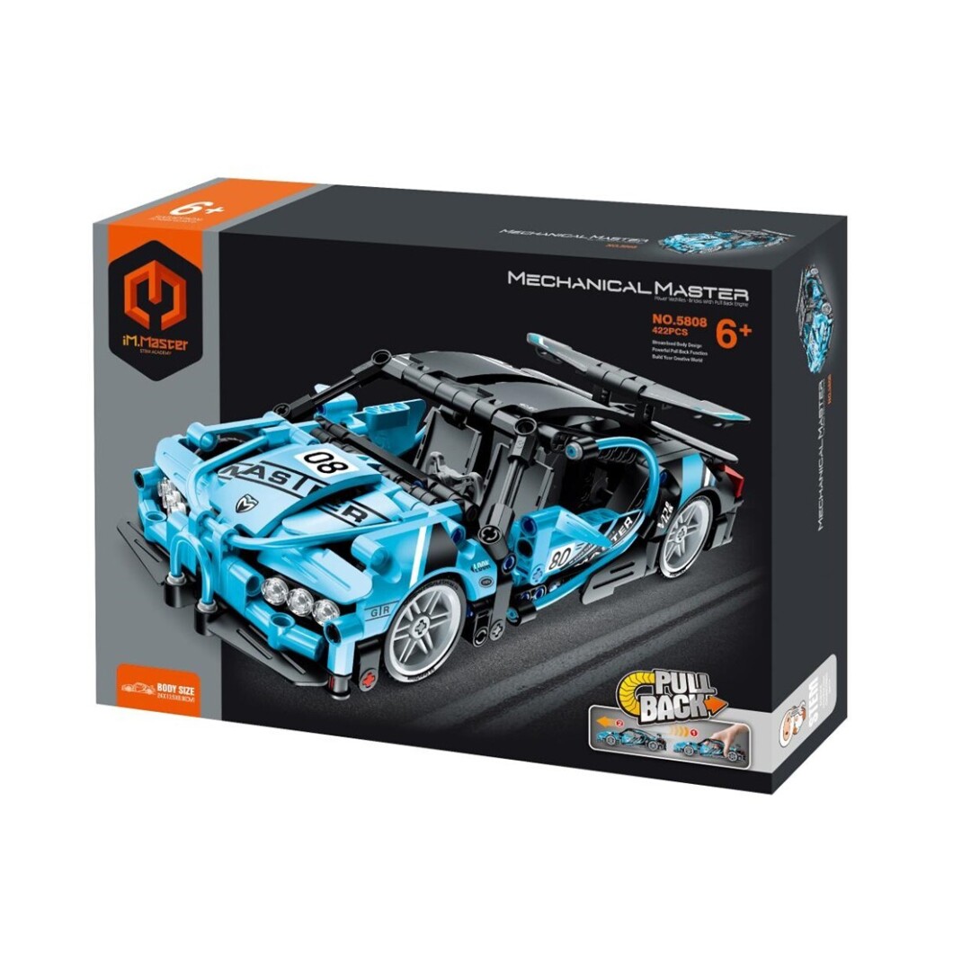 iMMASTER - Coche carreras azul