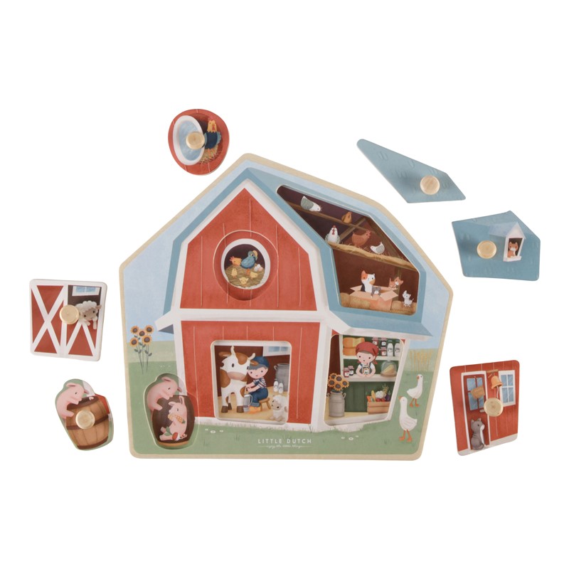 Puzzle encajable - Granja - Imagen 3