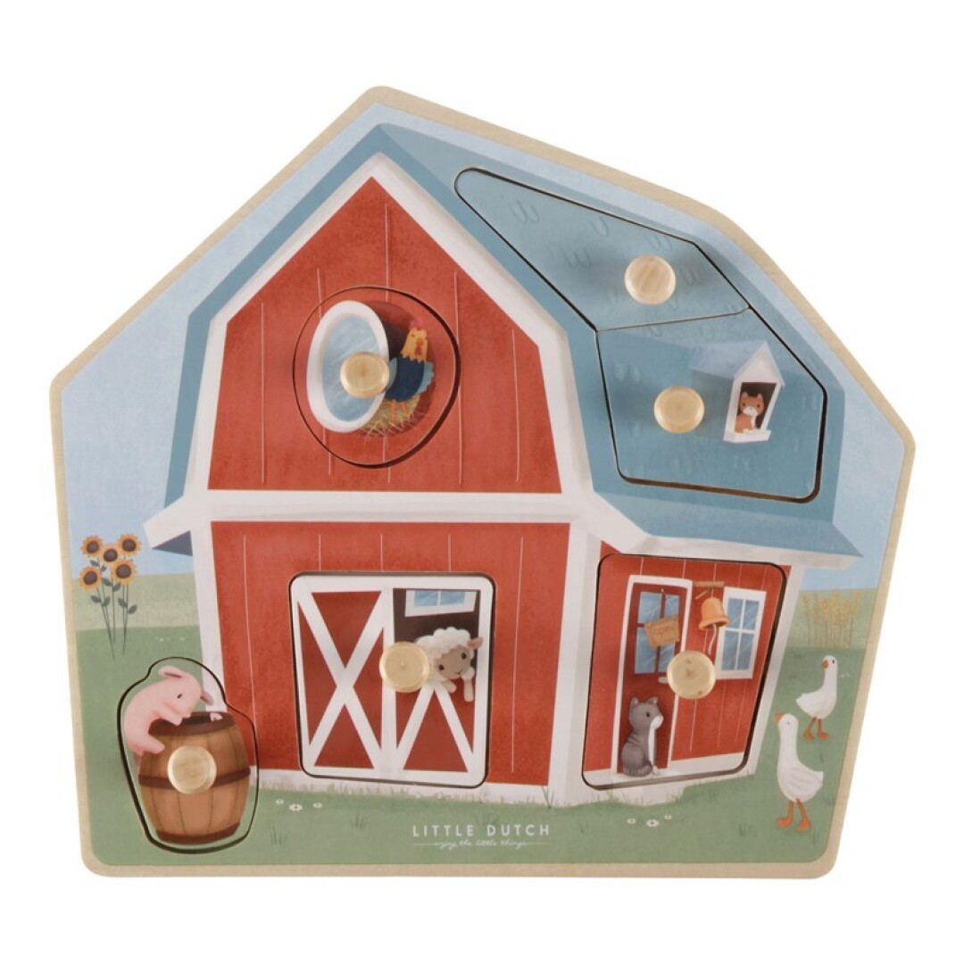 Puzzle encajable - Granja