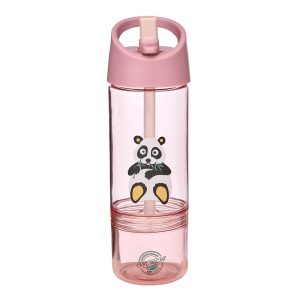 Botella Tritán 2 en 1 - Panda Pink