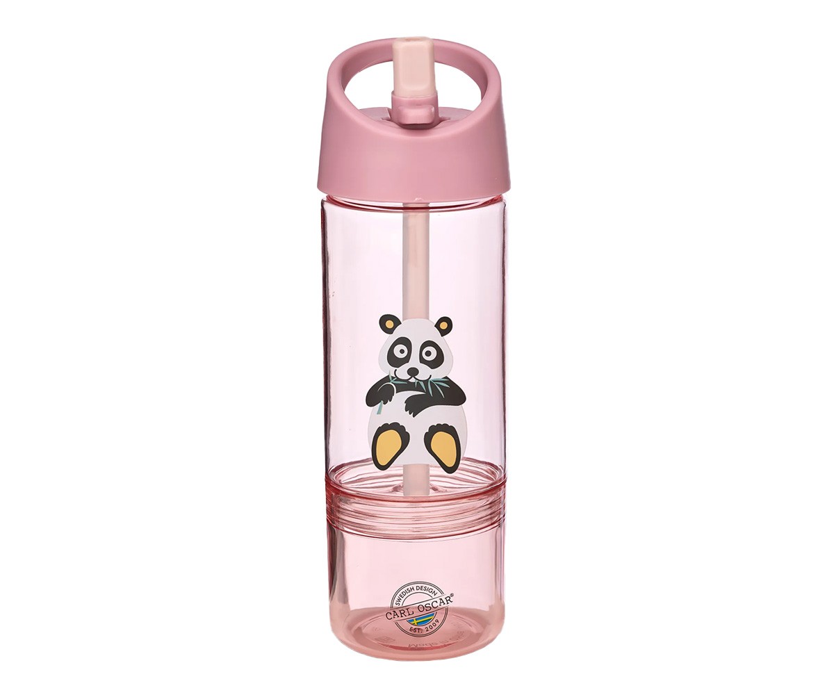 Botella Tritán 2 en 1 - Panda Pink