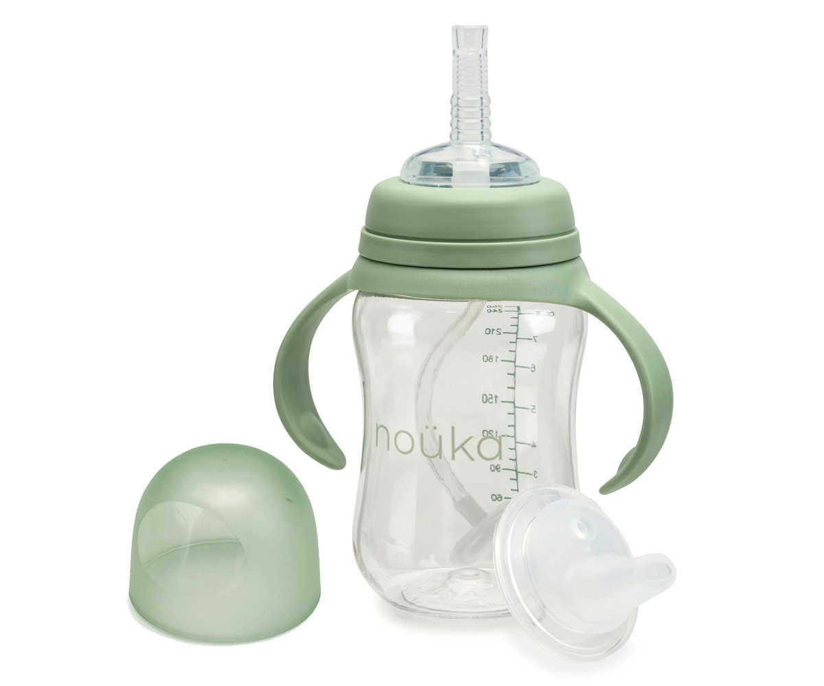 Taza Transicional con pajita o boquilla silicona