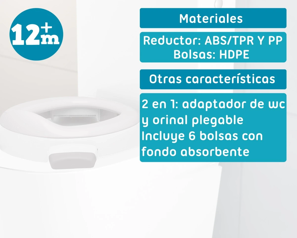 Reductor WC plegable 2 en 1 - Imagen 6