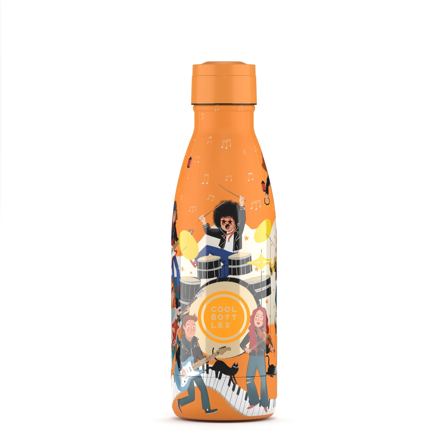 Botella térmica doble tapón 350ml - Music Beat - Imagen 3