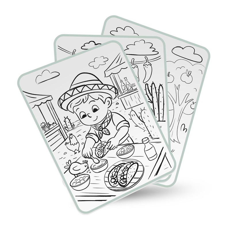 Kidydraw Pad - Alimentos - Imagen 6