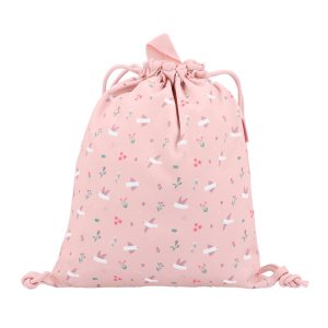 Mochila saco de tela - Blossom Birds