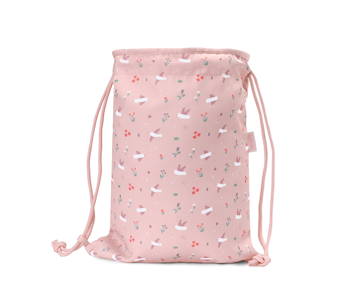 Mochila saco de tela - Blossom Birds - Imagen 3