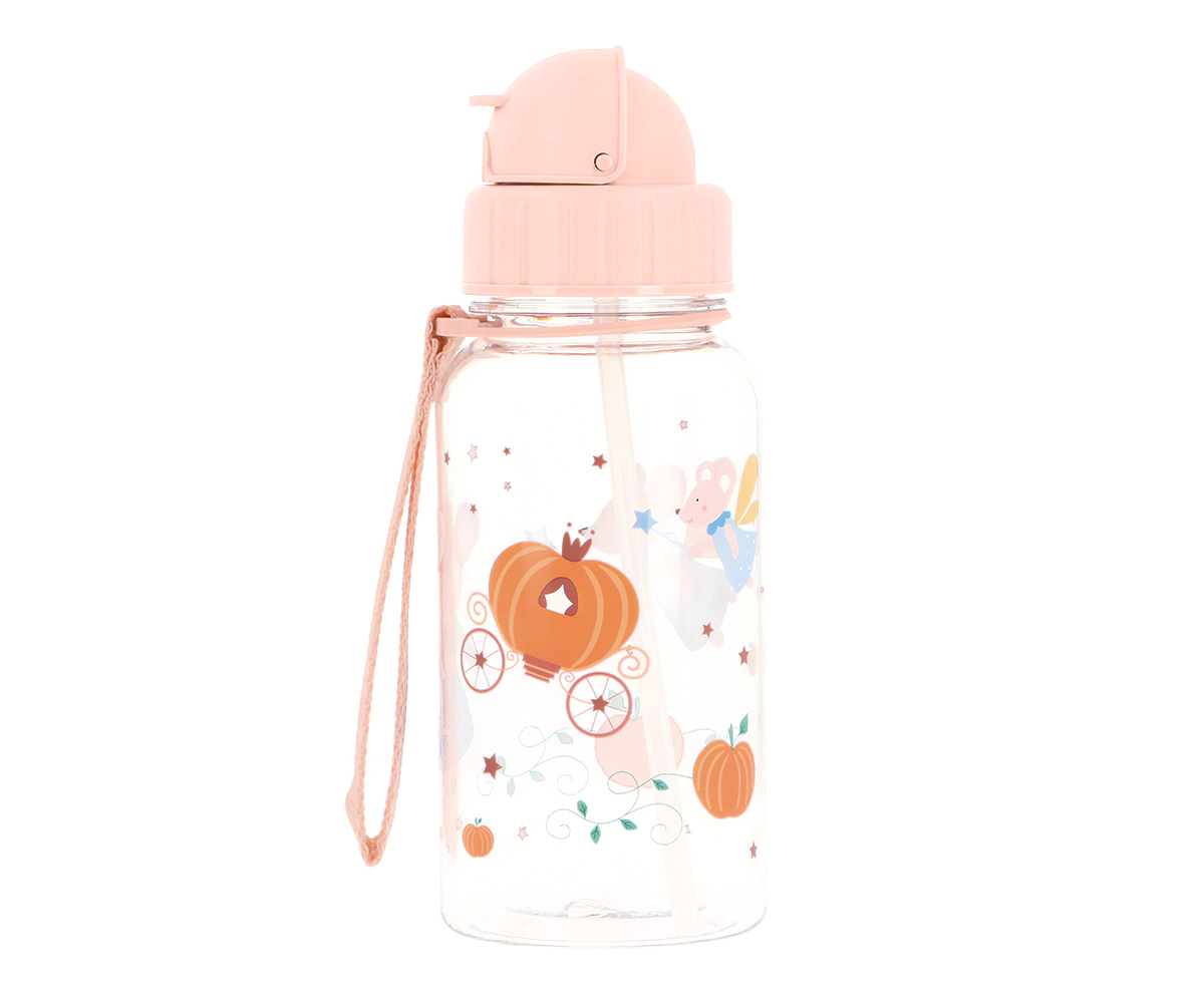 Botella agua con pajita - Mouse Fairies