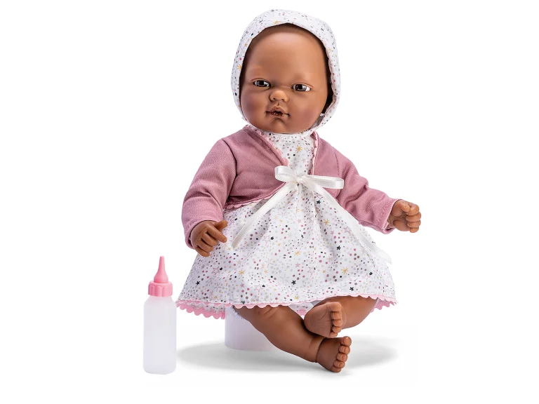 Oli (30cm) - Vestido estrellas rosa