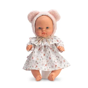 Alex (36cm) -  Vestido caracoles con capota osito