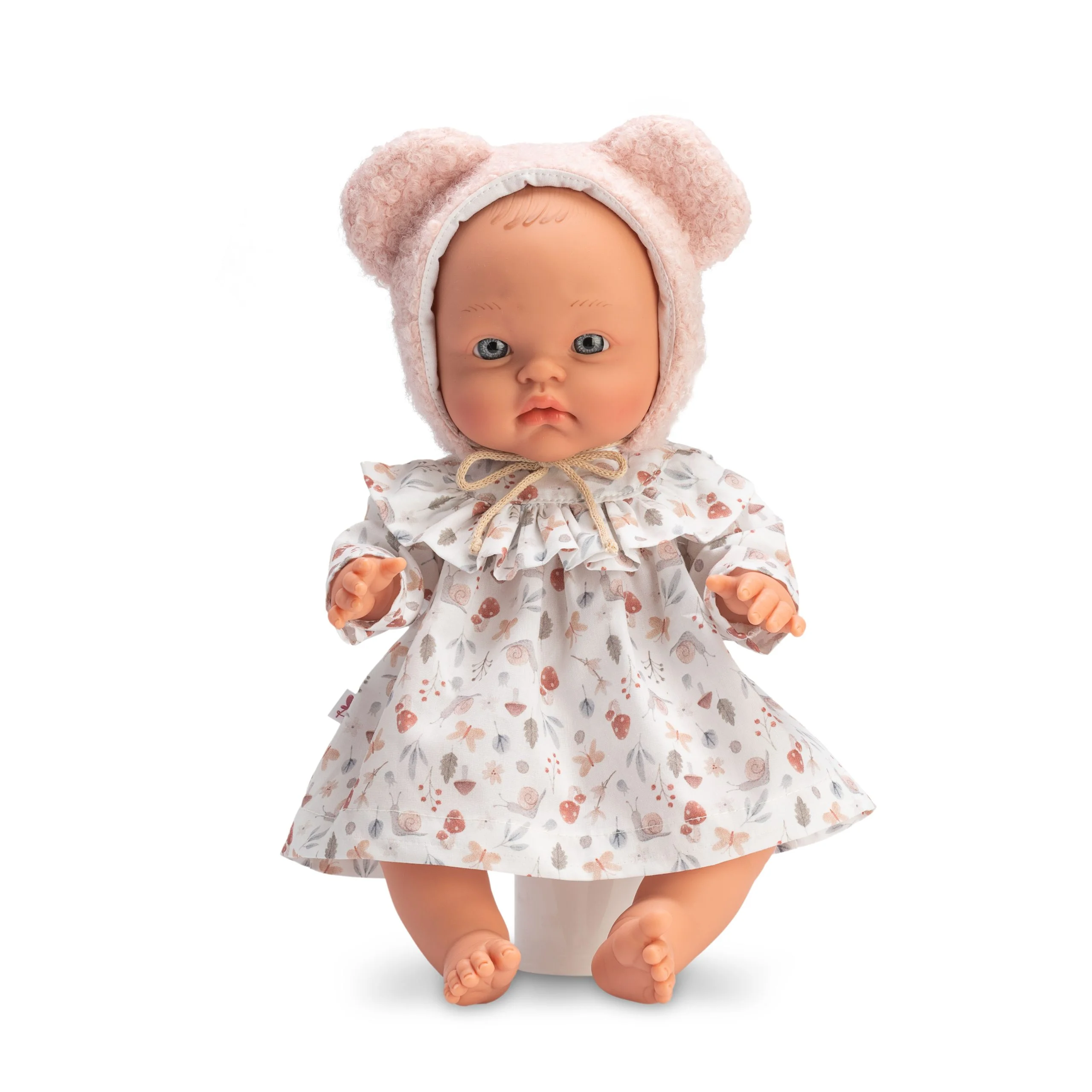 Alex (36cm) - Vestido caracoles con capota osito