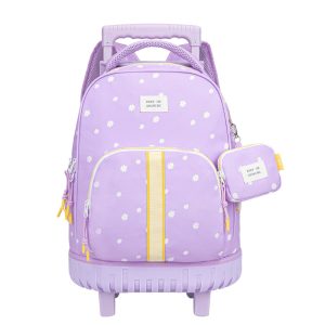 Mochila Escolar Trolley Mayfair - Daisy Lilac