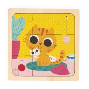 Puzzle madera el Gato Peanut