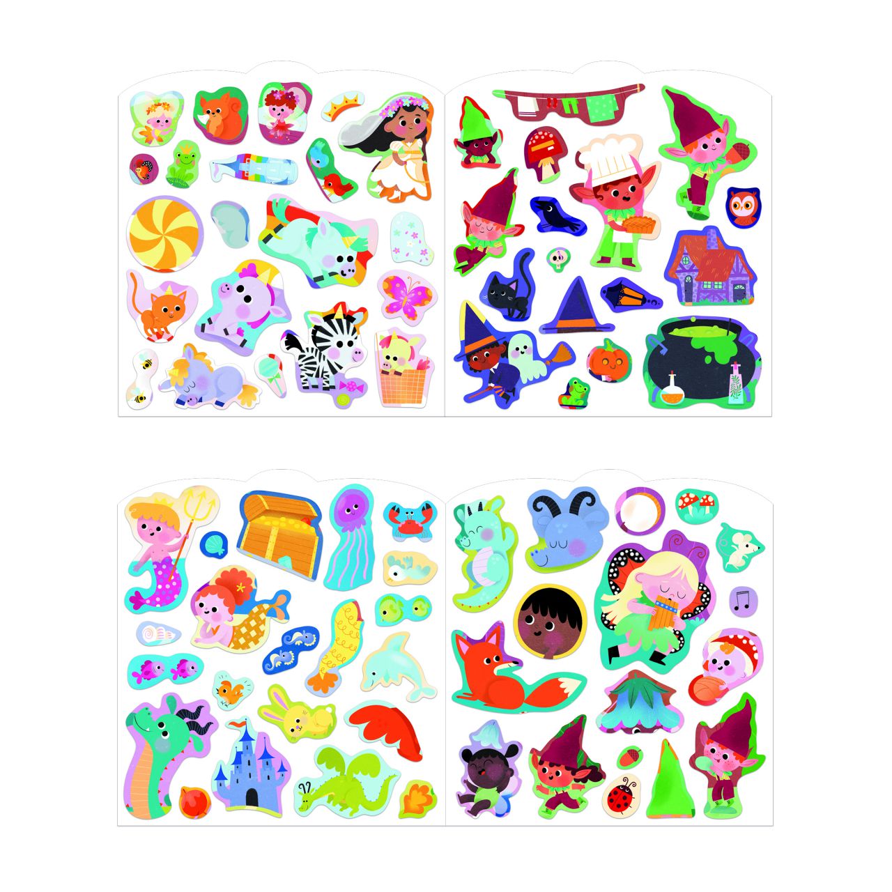 Cuaderno pegatinas - Mundos fantásticos - Imagen 3