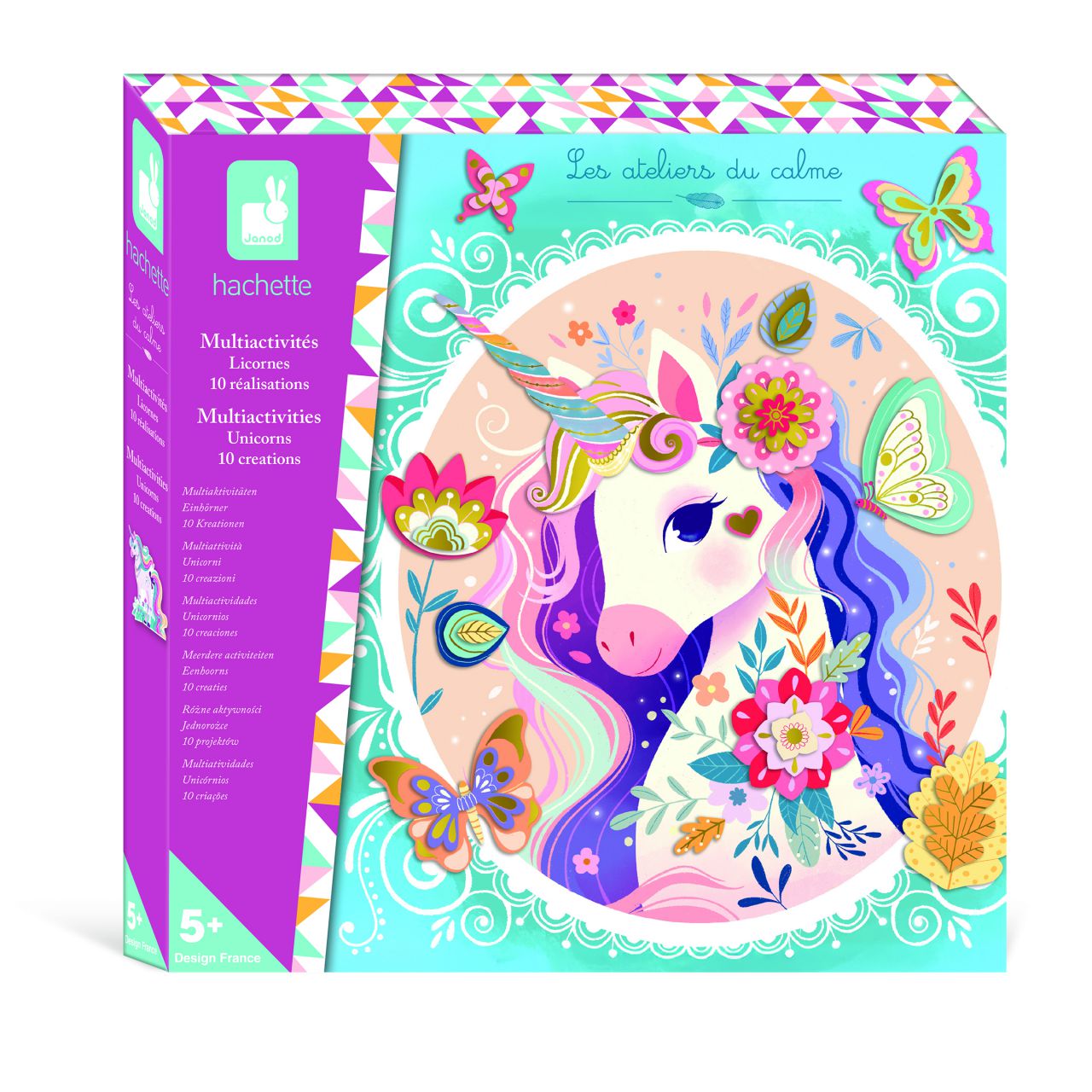 Caja multiactividades unicornios
