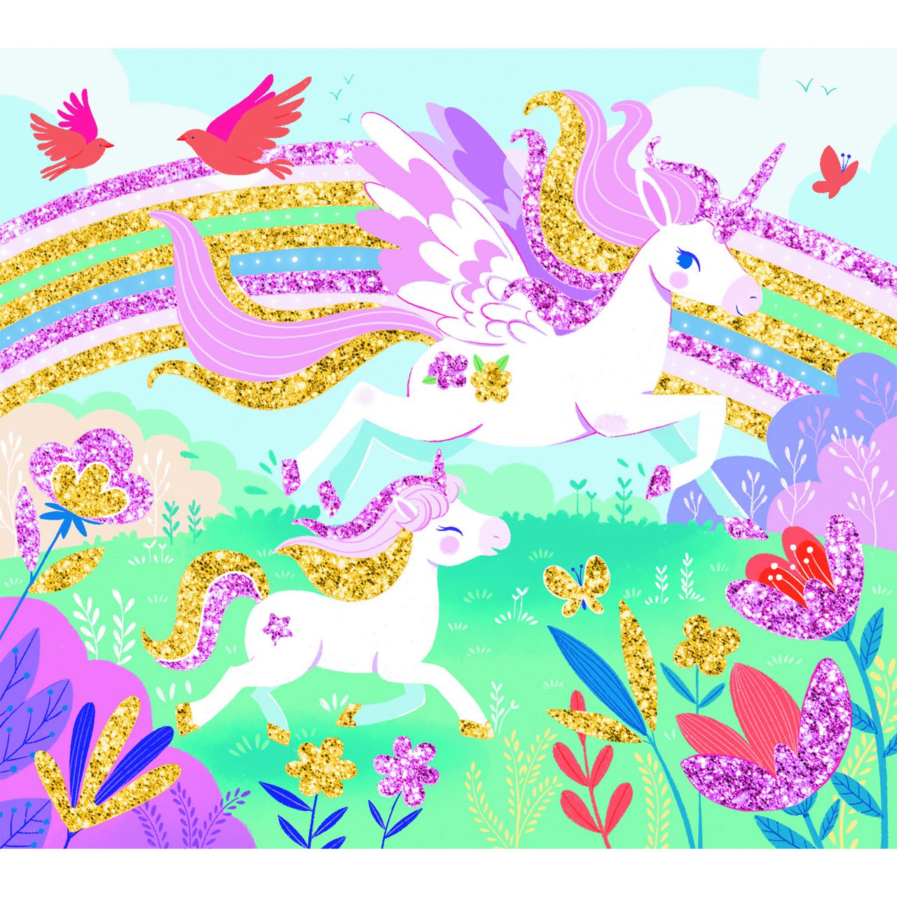 Caja multiactividades unicornios - Imagen 4