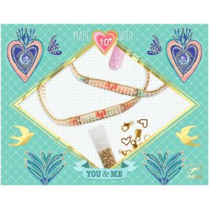 Kit joyas You & Me - Corazones Miyuki