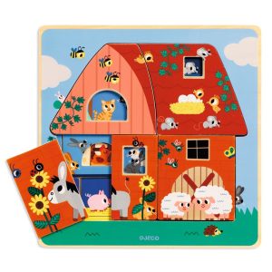Puzzle 3 niveles - Chez Moo