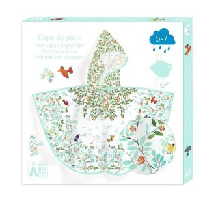 Poncho lluvia Follaje (T. S 5-7 años )
