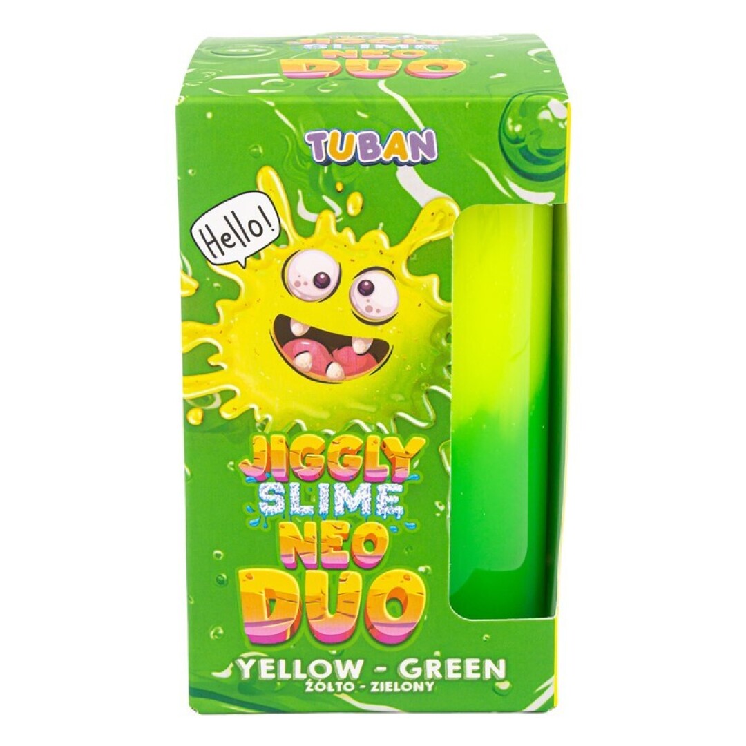 Tuban Jiggly slime neo duo (amarillo y verde)