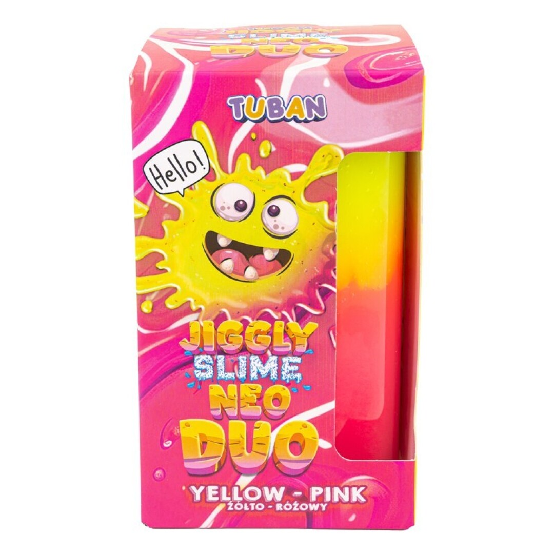 Tuban Jiggly slime neo duo (amarillo y rosa)