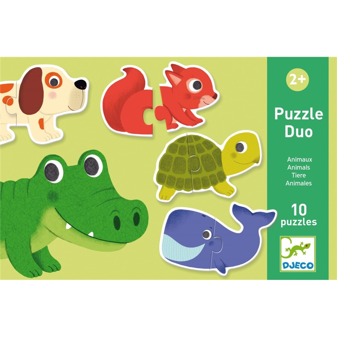 Puzzles 2 piezas - Animales
