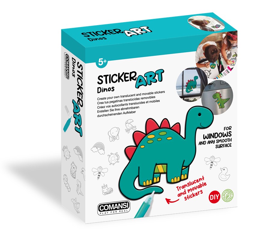 Sticker Art - Dinos, animales o unicornios - Imagen 4