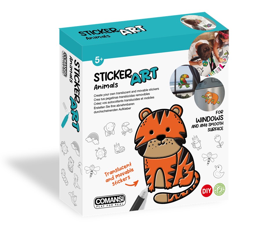 Sticker Art - Dinos, animales o unicornios - Imagen 3