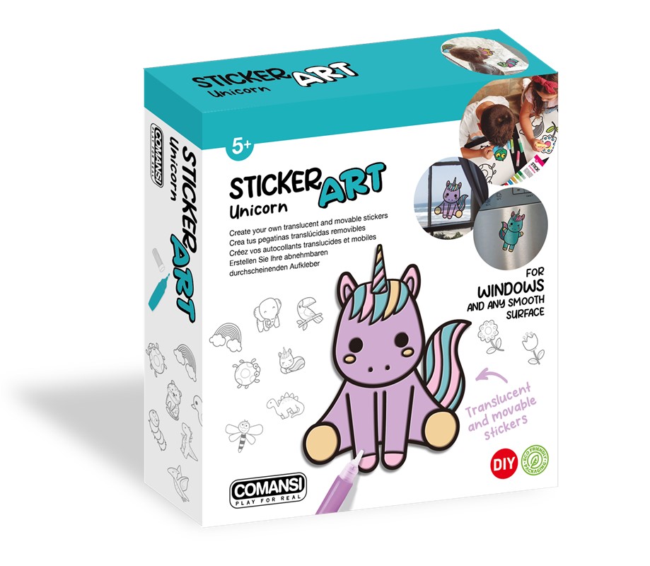Sticker Art - Dinos, animales o unicornios - Imagen 2