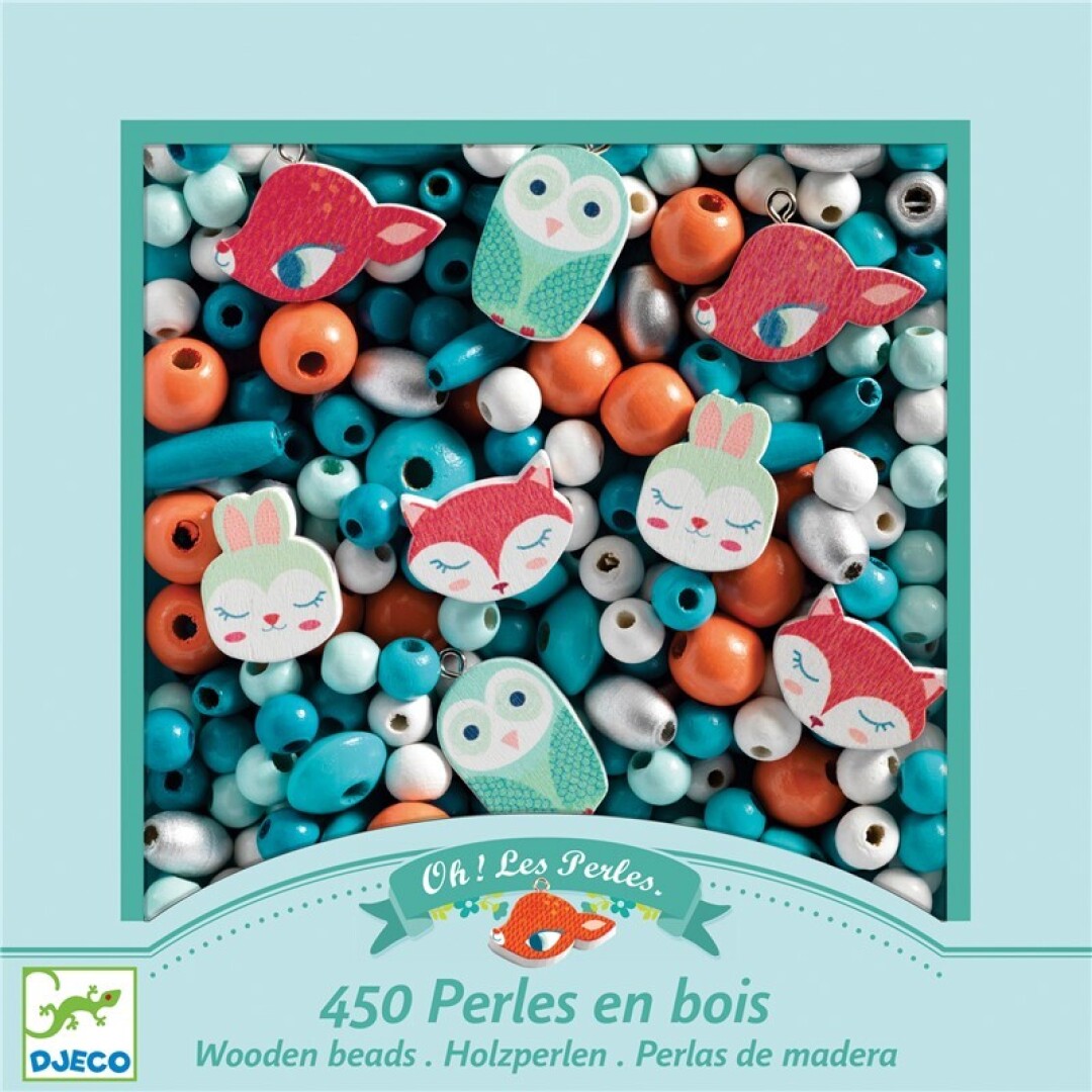 Perlas de madera - Pequeños animales