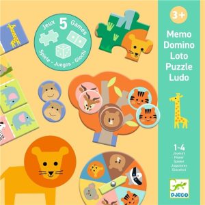 5 juegos en 1 - Animales salvajes