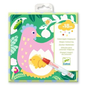 Colorear con agua - Bebés del jardín