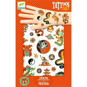 Tatuajes temporales Djeco - Estilo Marcial