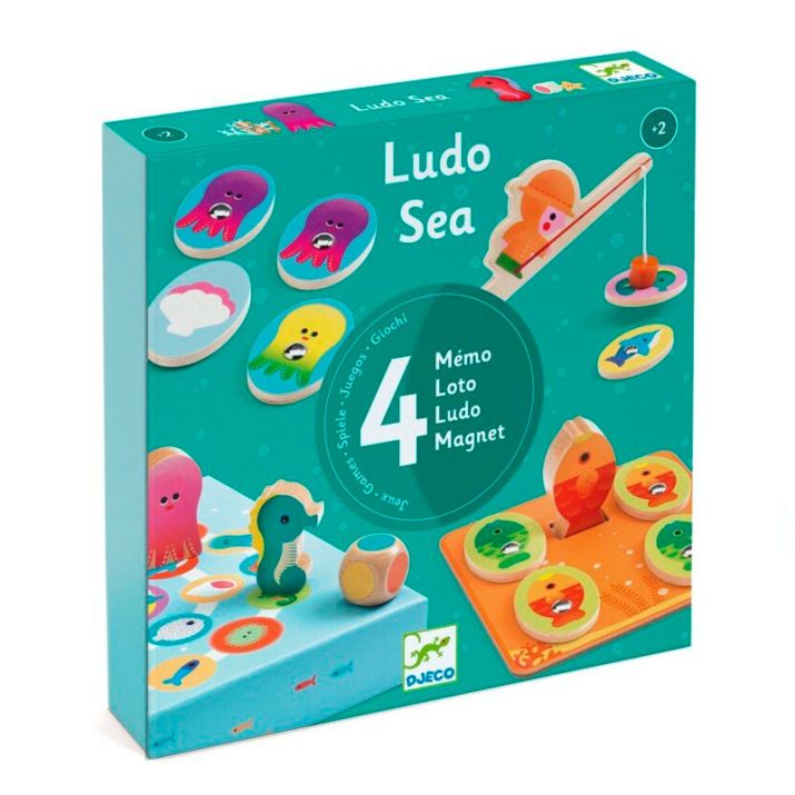 Ludo Sea - 4 Juegos en 1