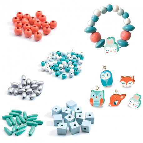 Perlas de madera - Pequeños animales - Imagen 3